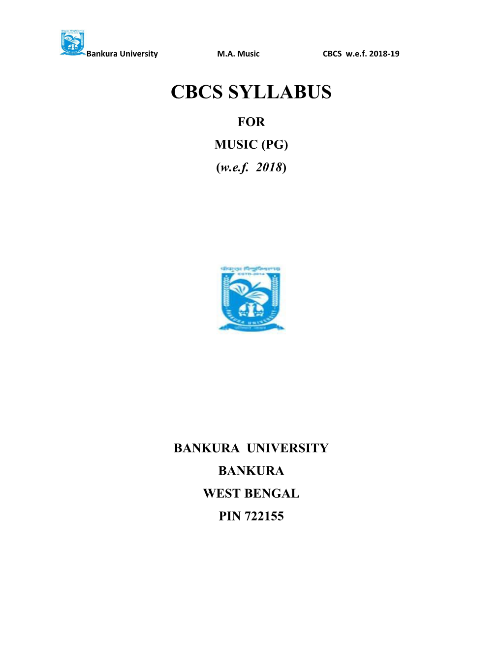 Cbcs Syllabus