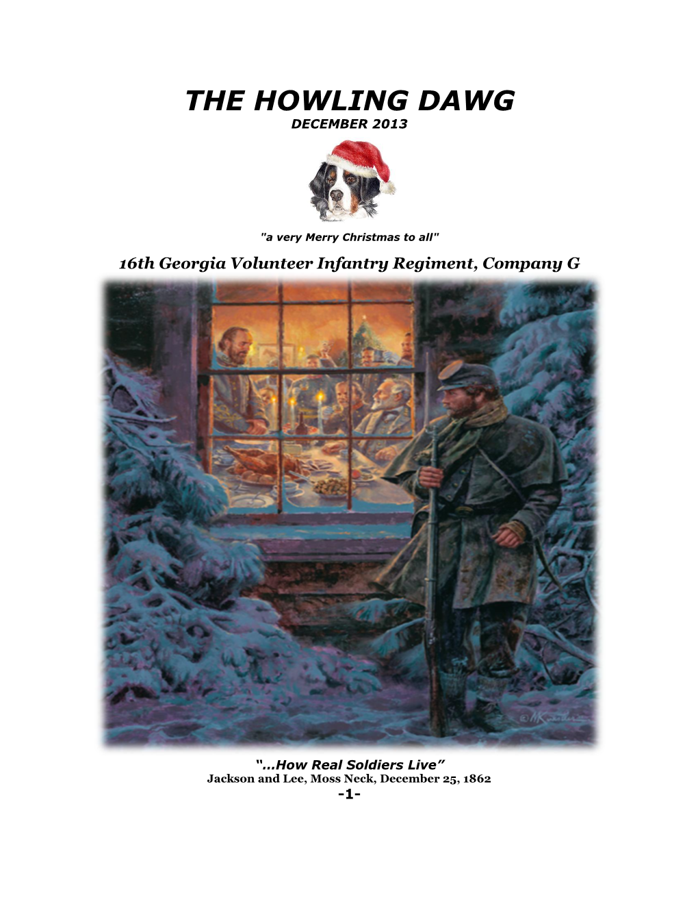 The Howling Dawg December 2013