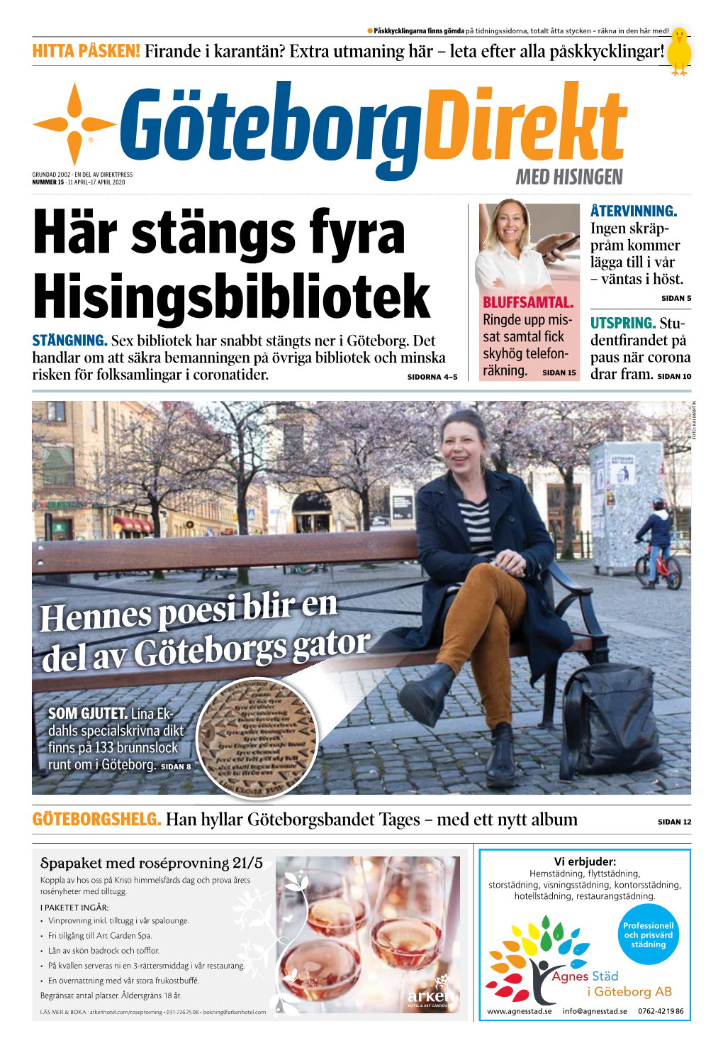 Här Stängs Fyra Hisingsbibliotek