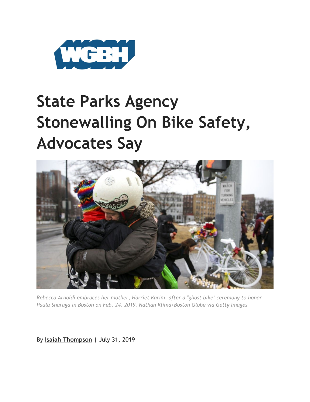 State Parks Agency Stonewalling on Bike Safety, Advocates Say