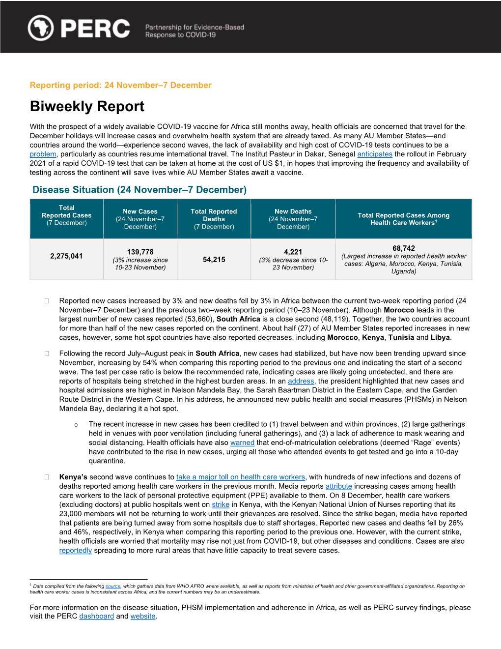 Biweekly Report