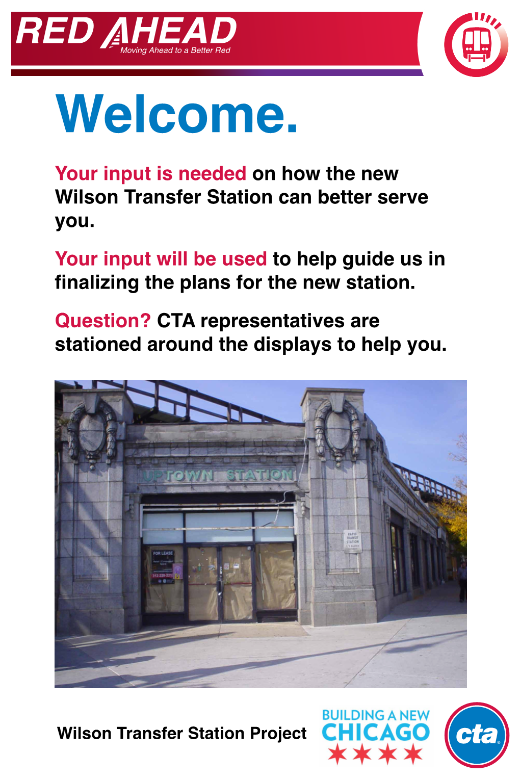 Your Input Is Needed on How the New Wilson Transfer Station Can Better Serve You