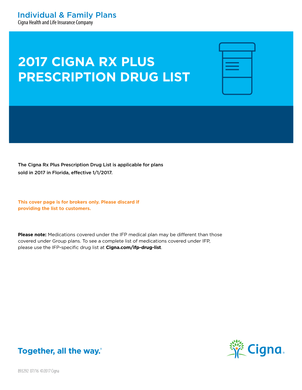 2017 Cigna RX PLUS Prescription Drug List