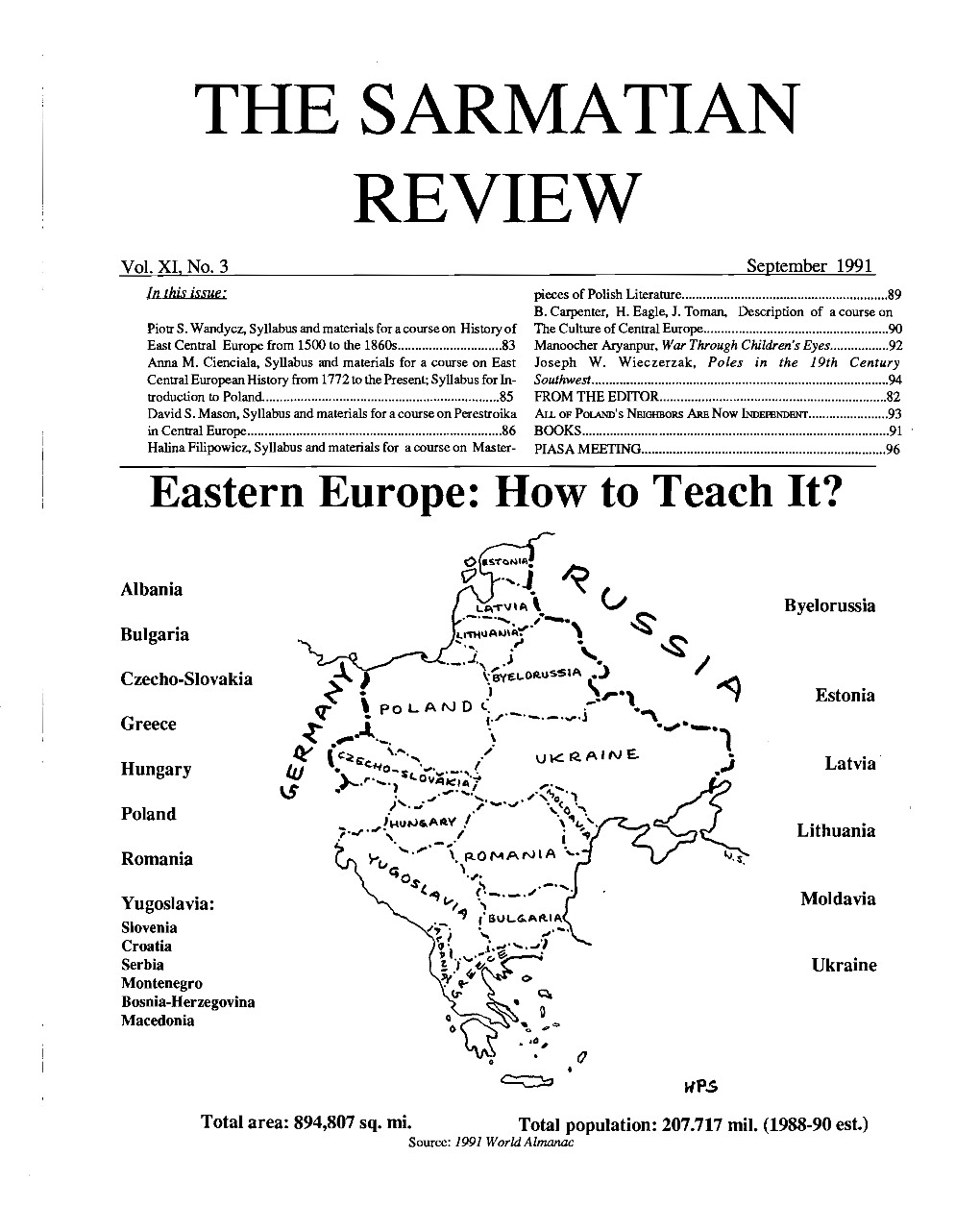 The Sarmatian Review