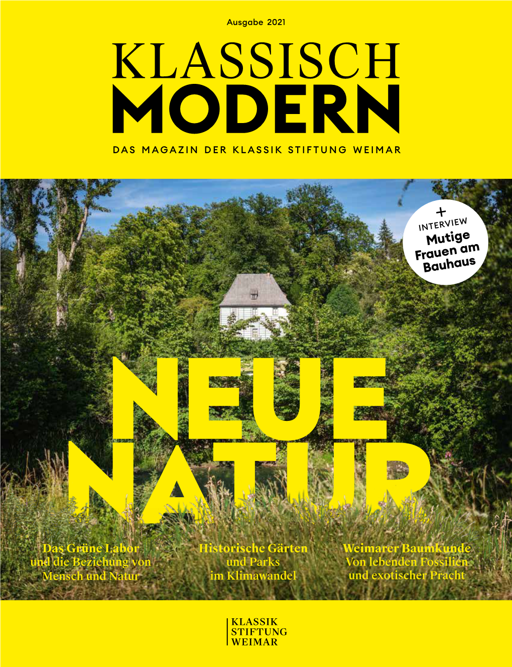 Klassisch Modern Das Magazin Der Klassik Stiftung Weimar