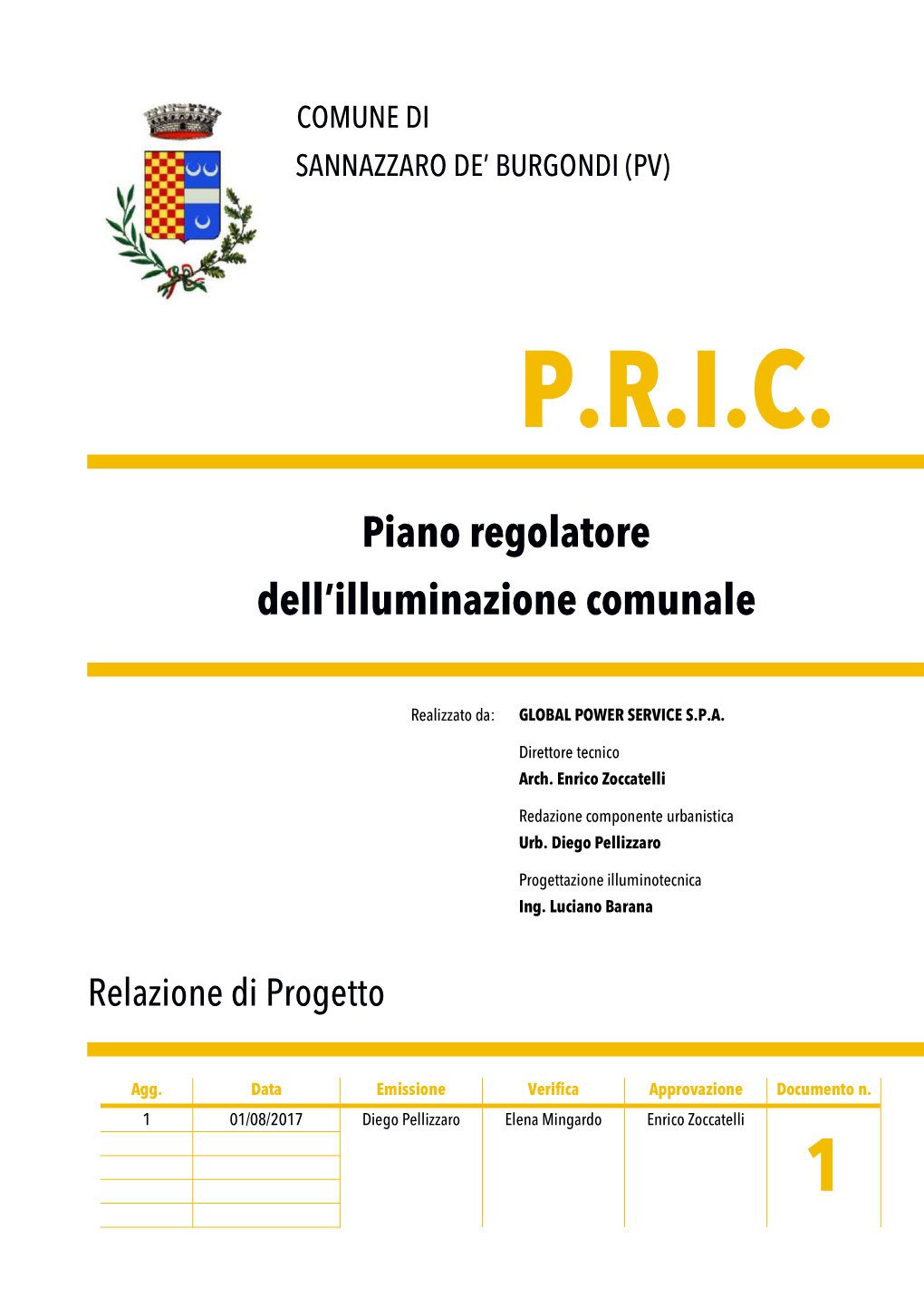 Piano Regolatore Dell'illuminazione