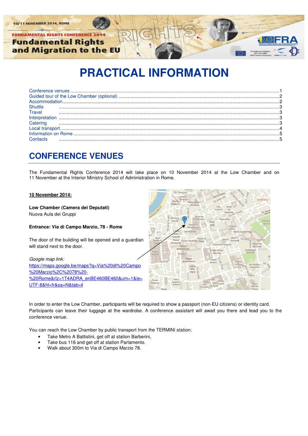 Conference Venues