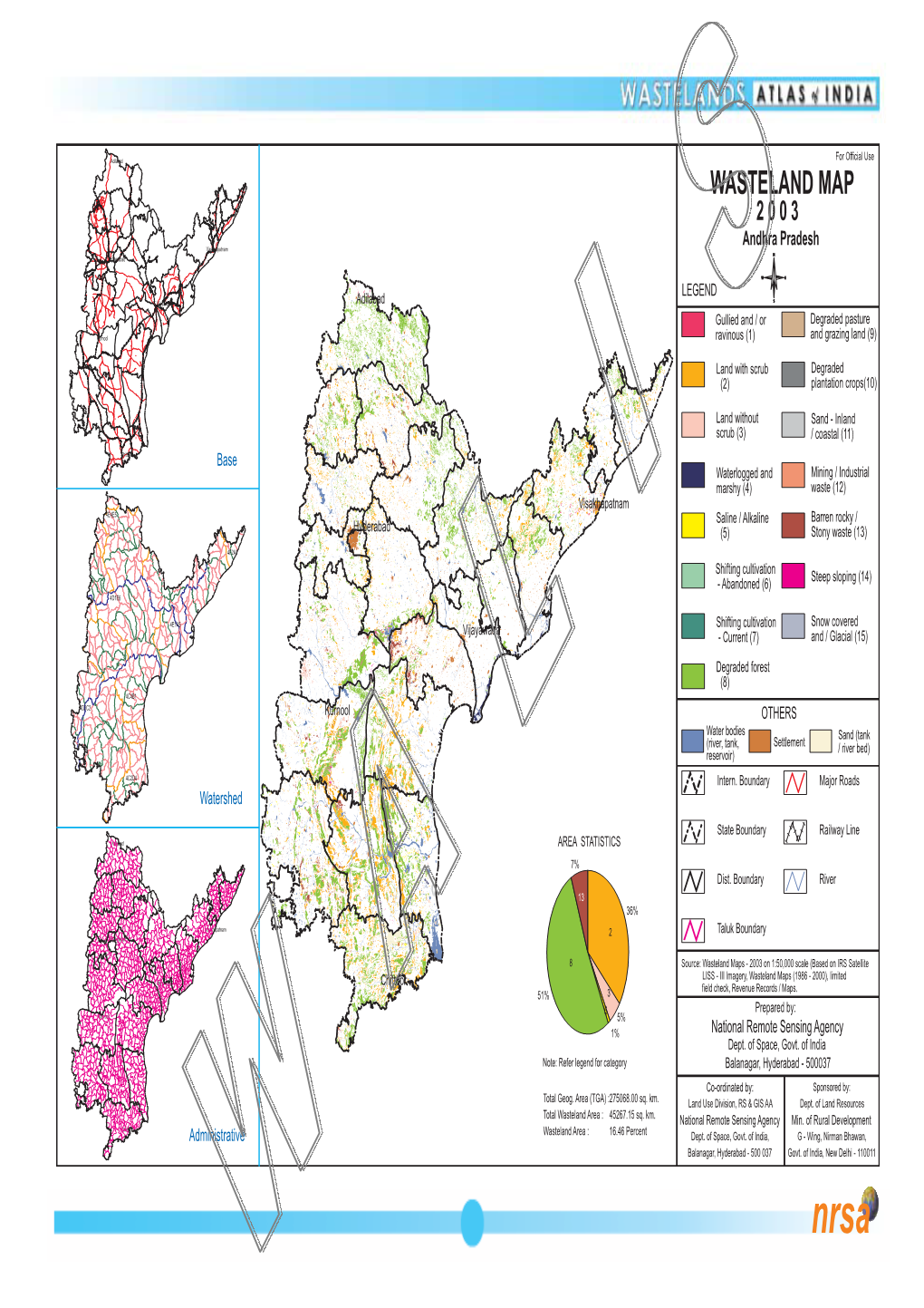 WASTELAND MAP 2 0 0 3 Andhra Pradesh Visakhapatnam Hyderabad