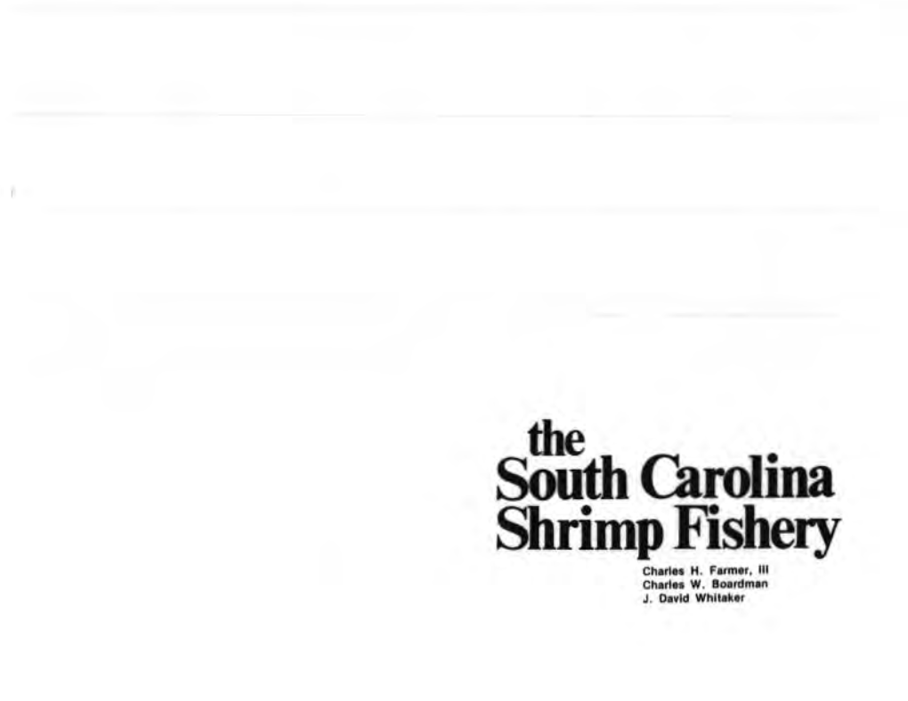 South Rol1na Shrimp Fishery