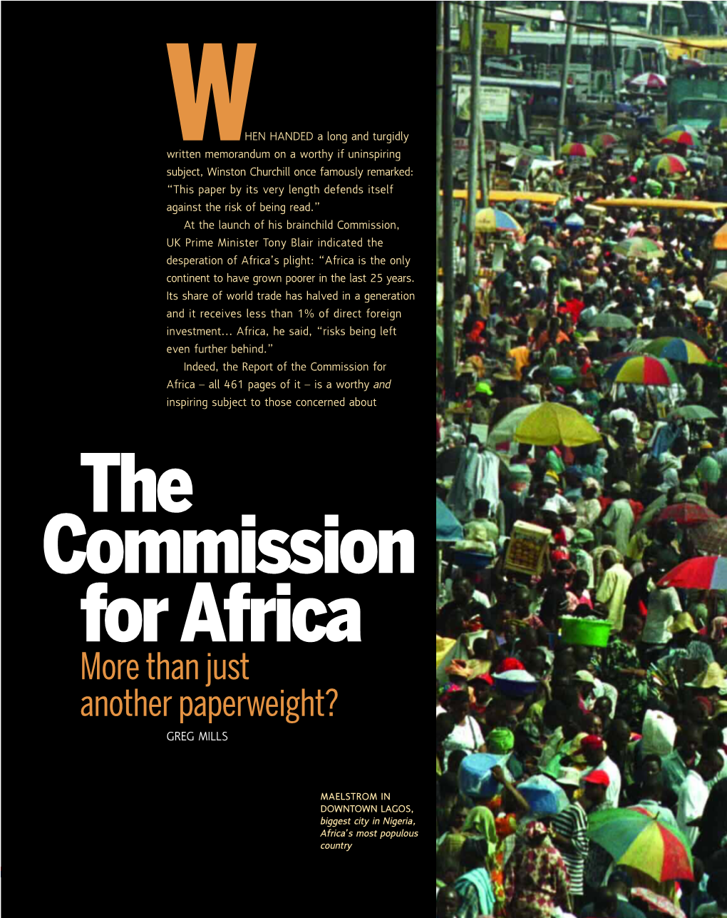 The Commission for Africa