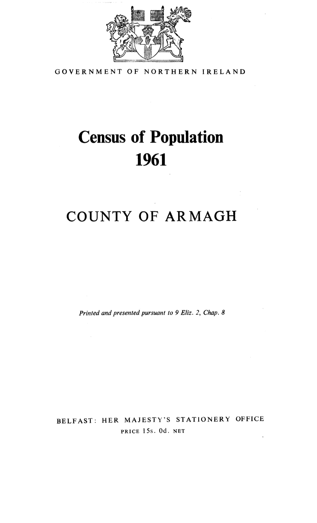 Census of Population 1961