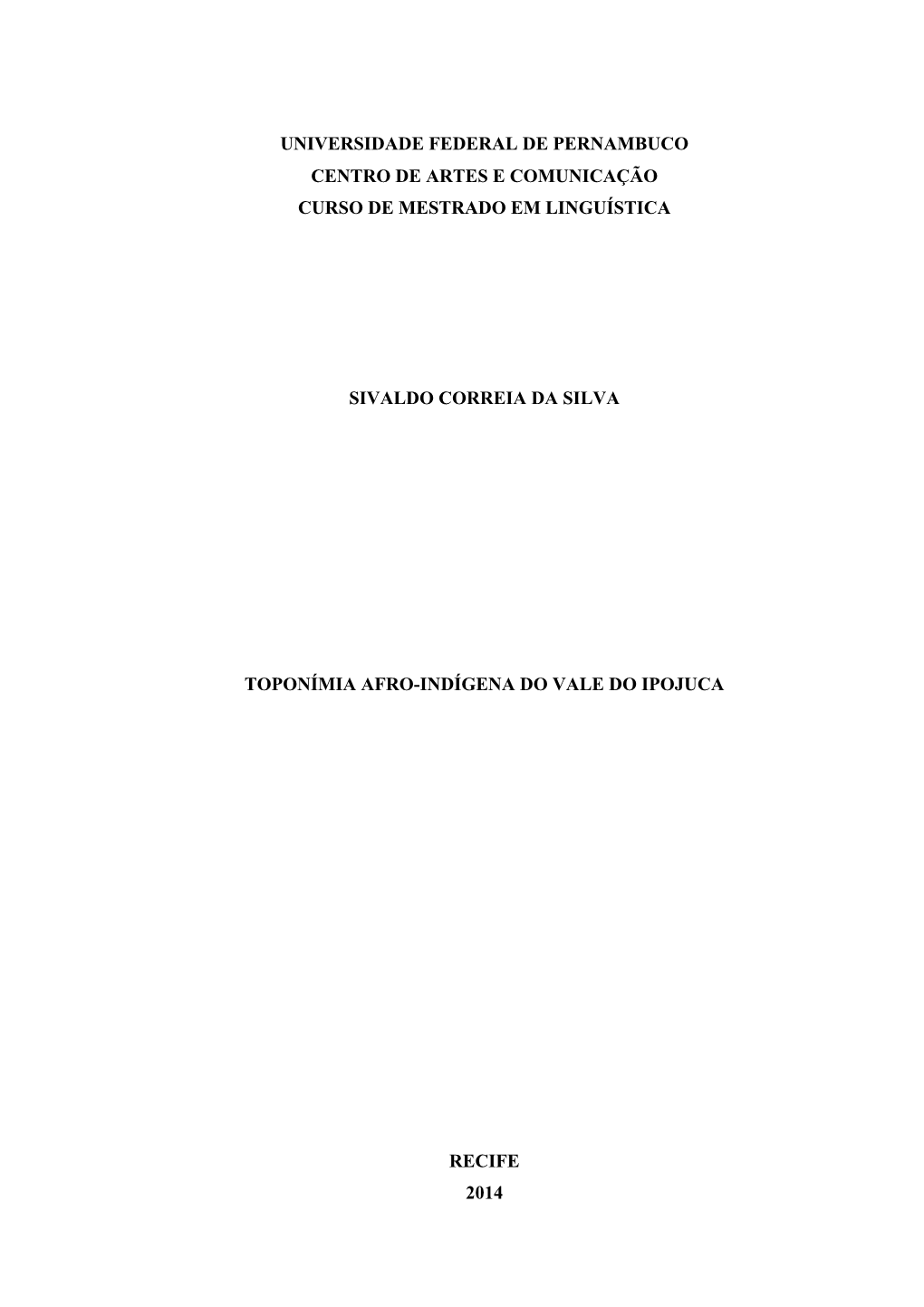 DISSERTAÇÃO Sivaldo C. Da Silva.Pdf