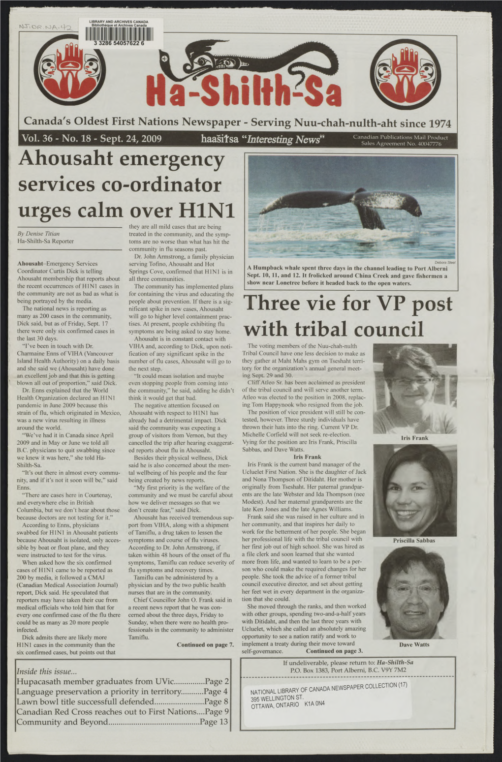 Ahousaht Emergency with Tribal Council ..T.