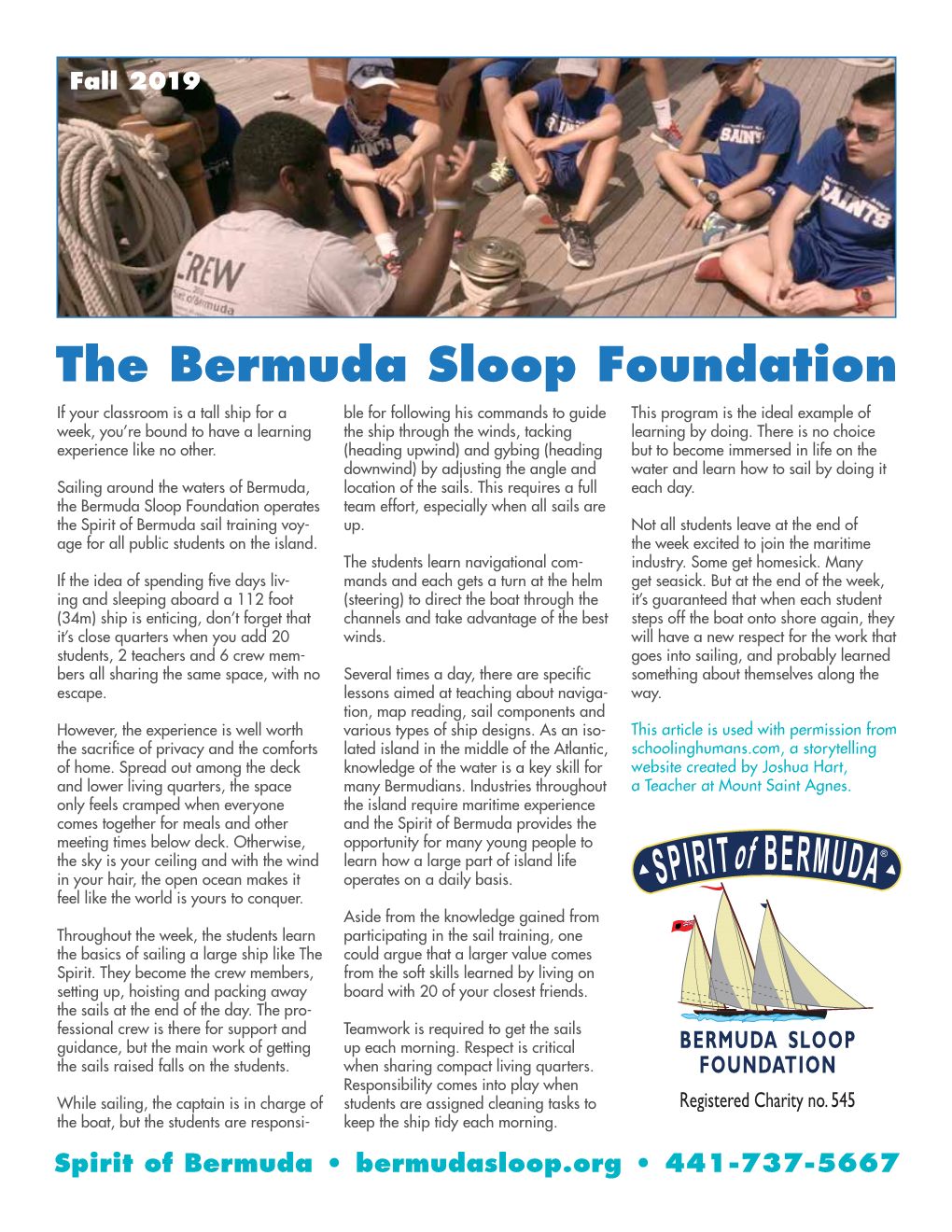 The Bermuda Sloop Foundation