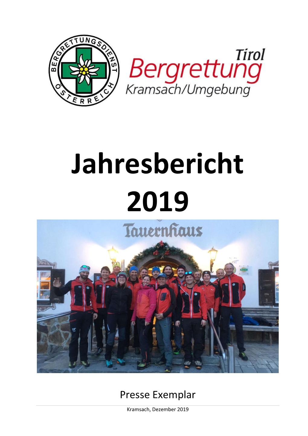 Jahresbericht 2019