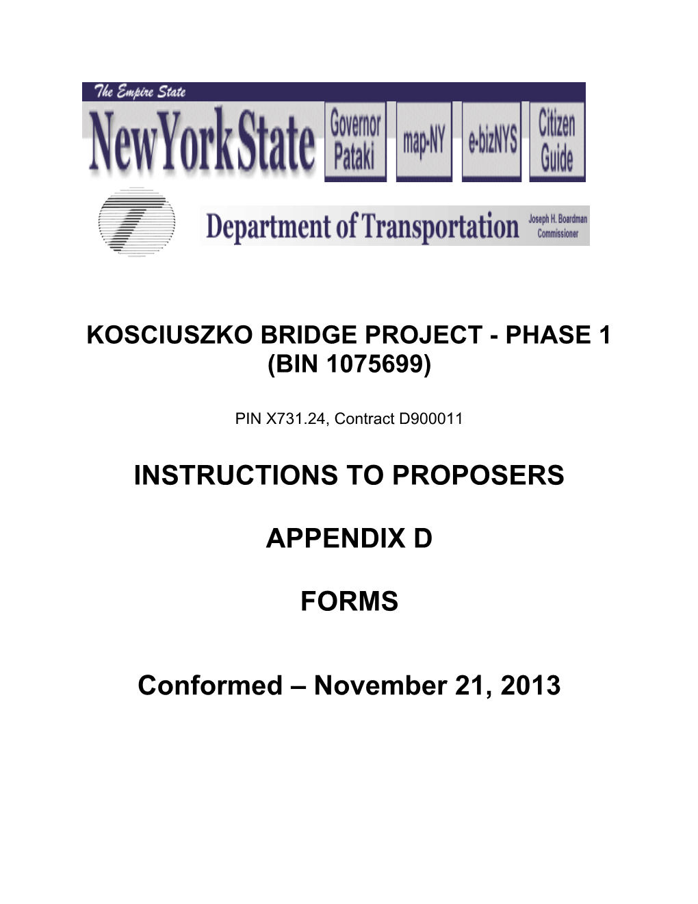 K-Bridge - ITP Appendix D - Forms 20131122