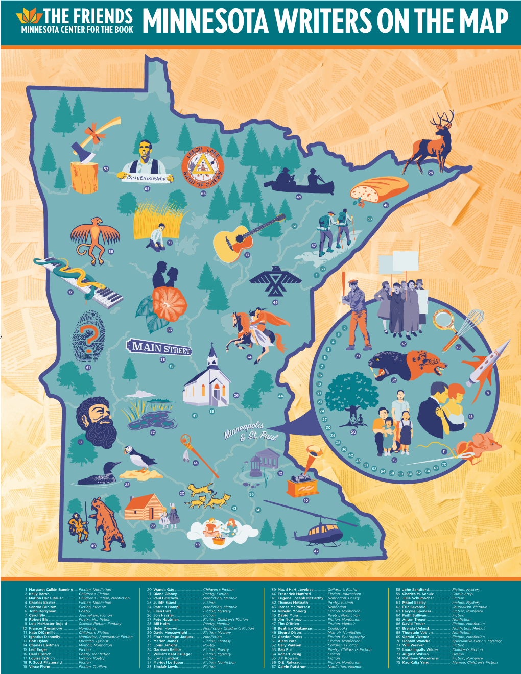 Minnesota Writers on the Map