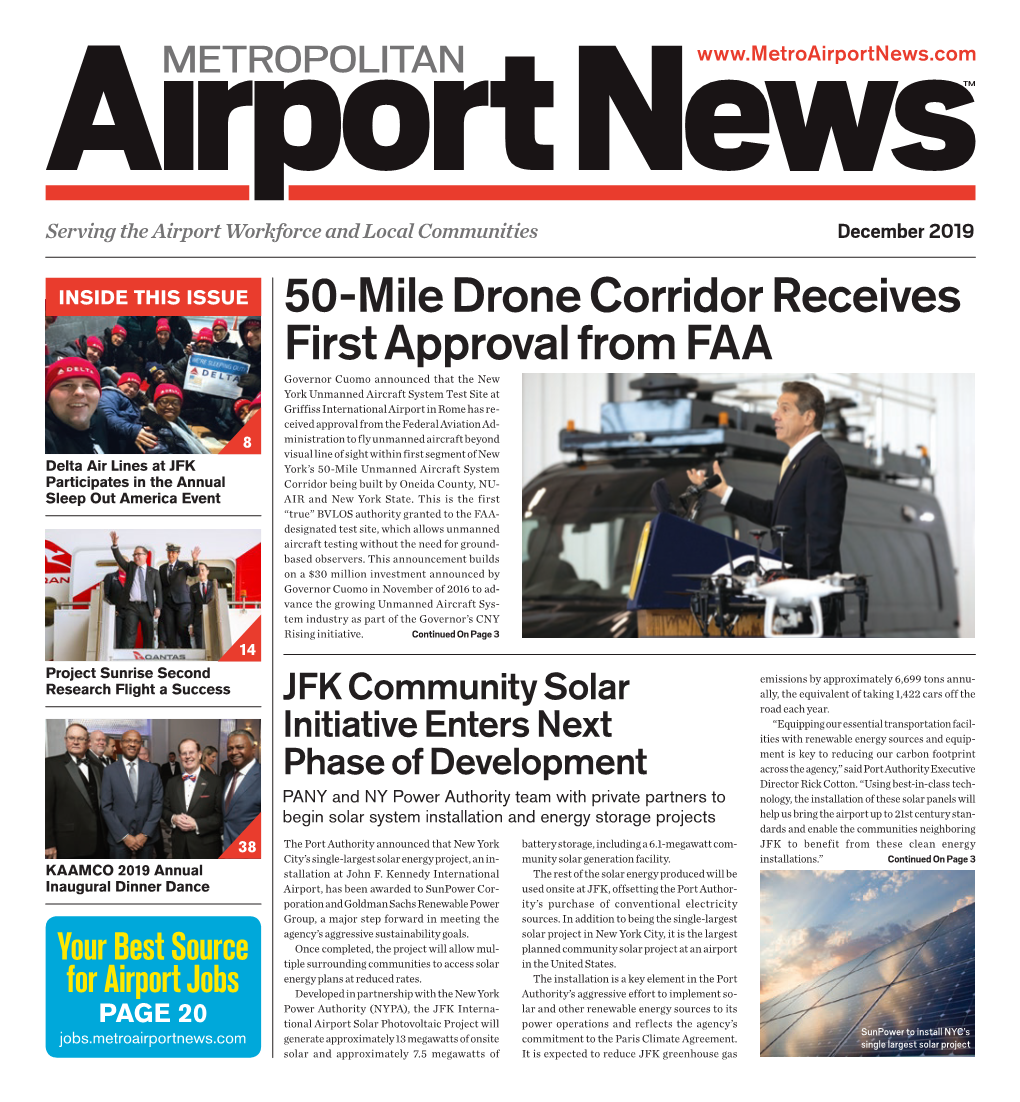 Metropolitan Airport News | December 2019