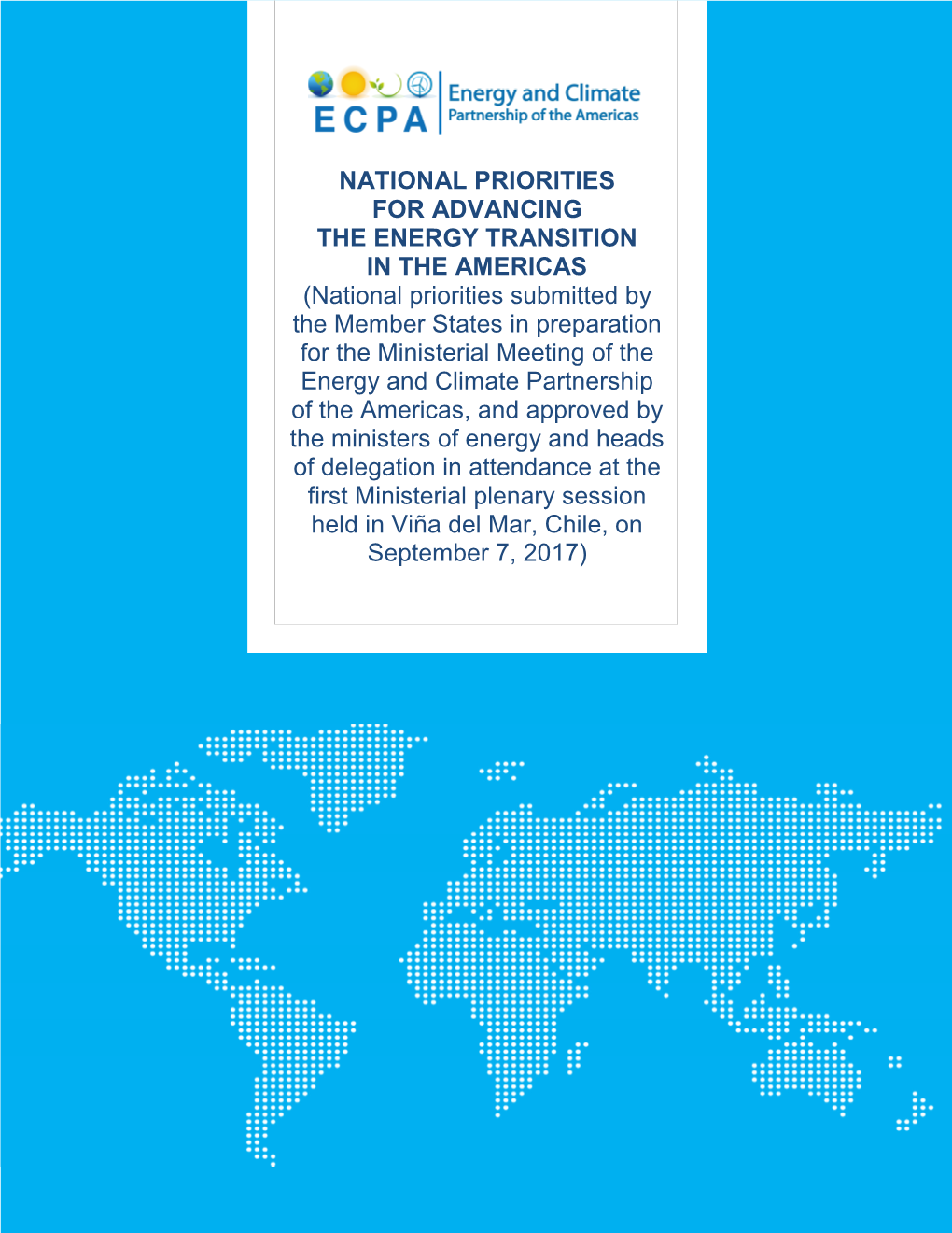 National Priorities Submitted by the Member States I