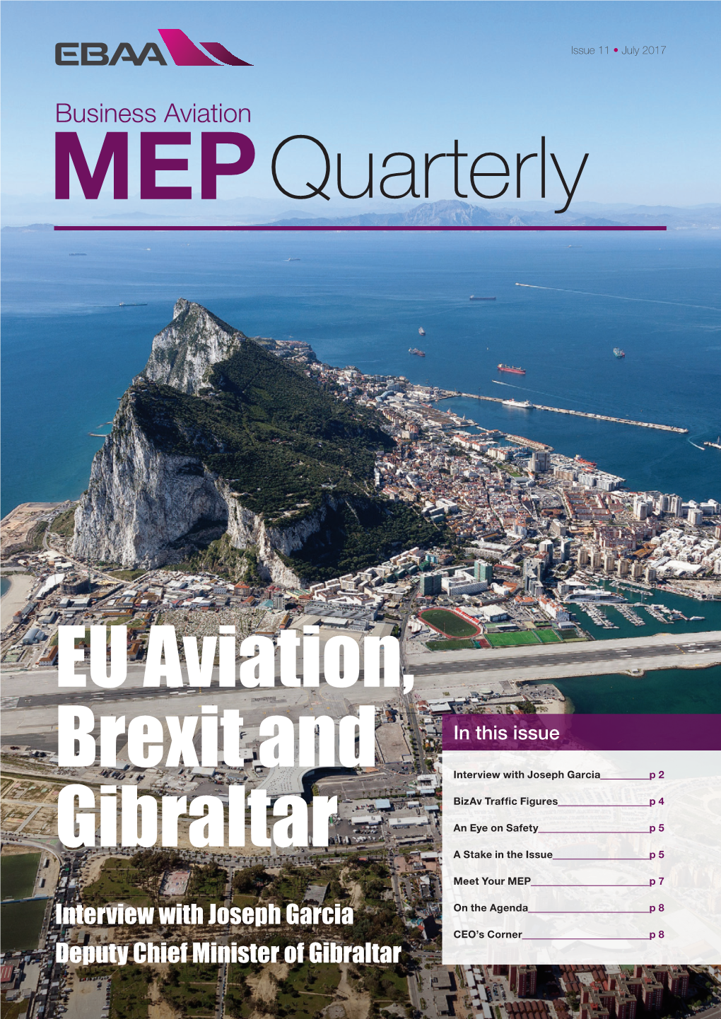 EU Aviation, Brexit and Gibraltar: an Interview With… Joseph Garcia, Deputy Chief Minister of Gibraltar