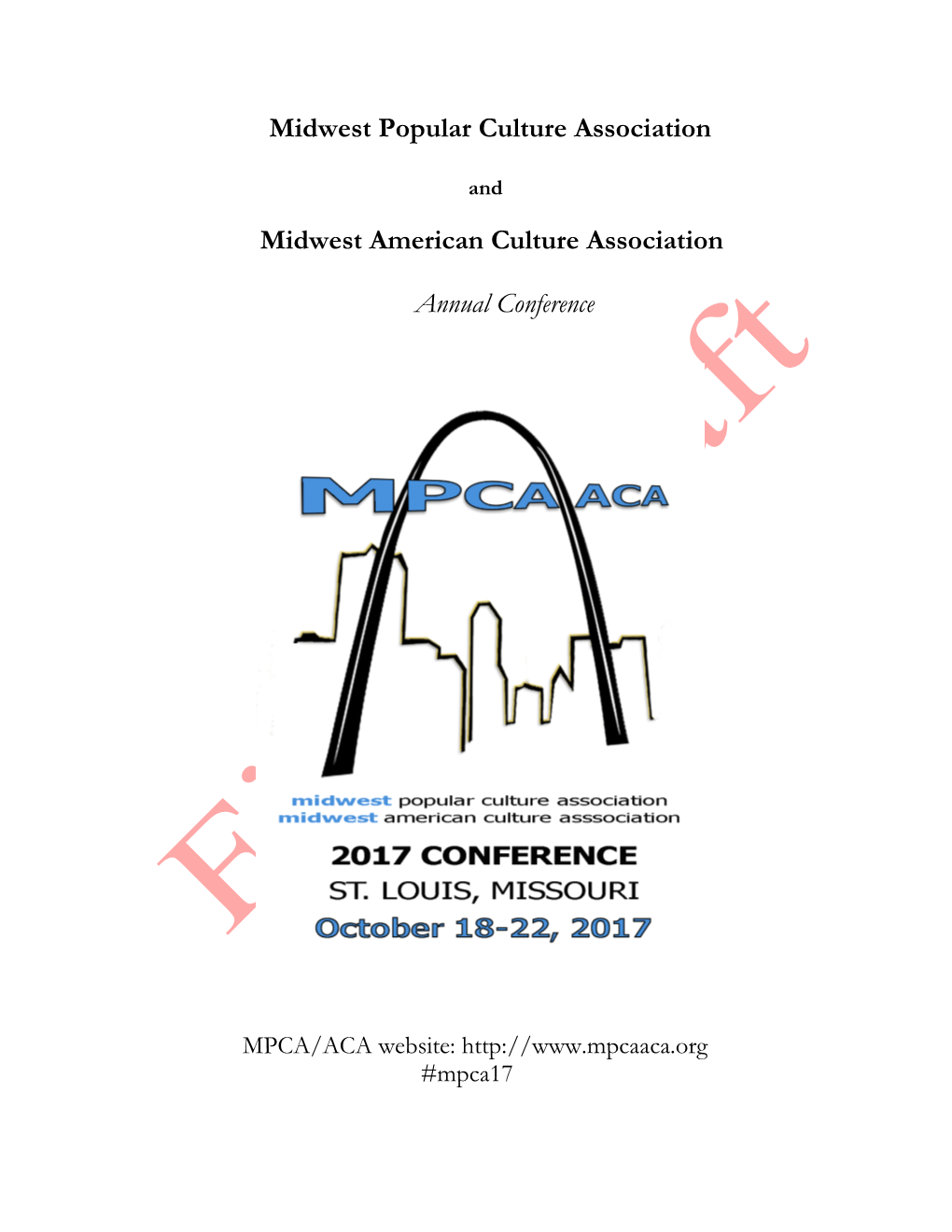 2017 Conference Program