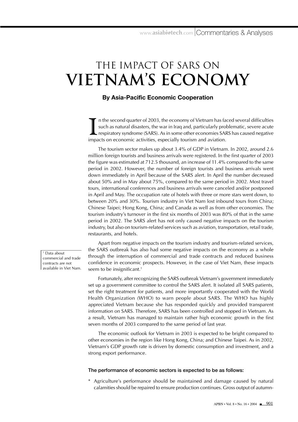 Vietnam's Economy