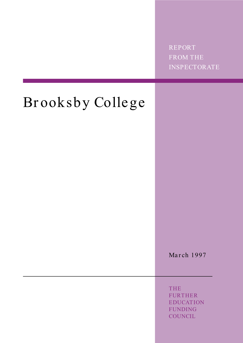 Brooksby College