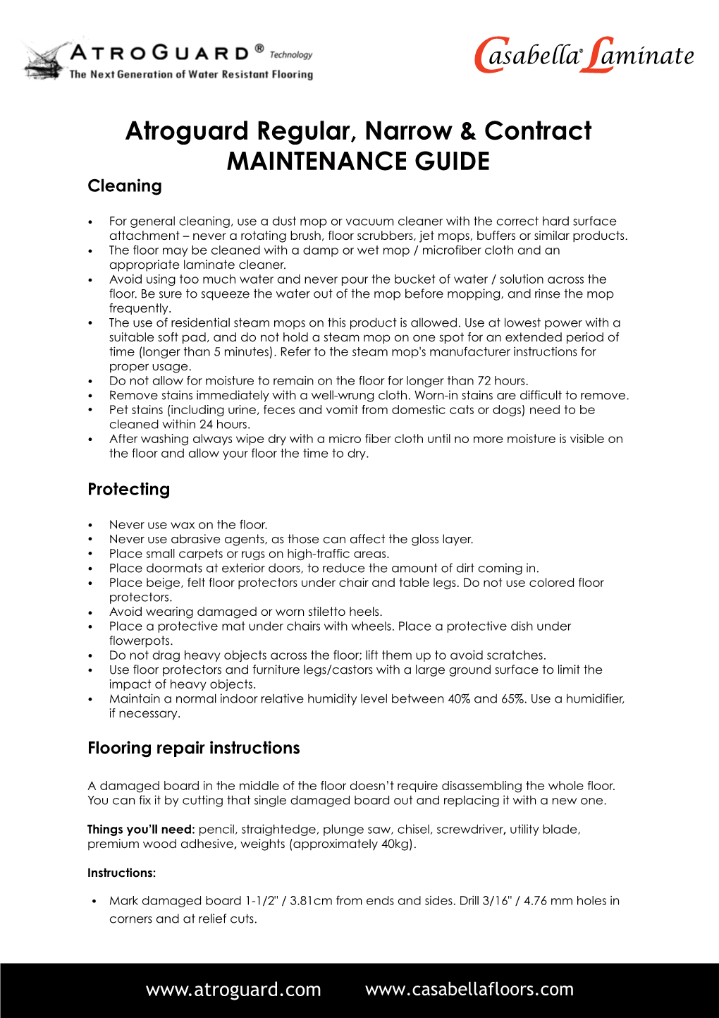 Atroguard-Maintenance-Guide-16.03.2018 New（2）