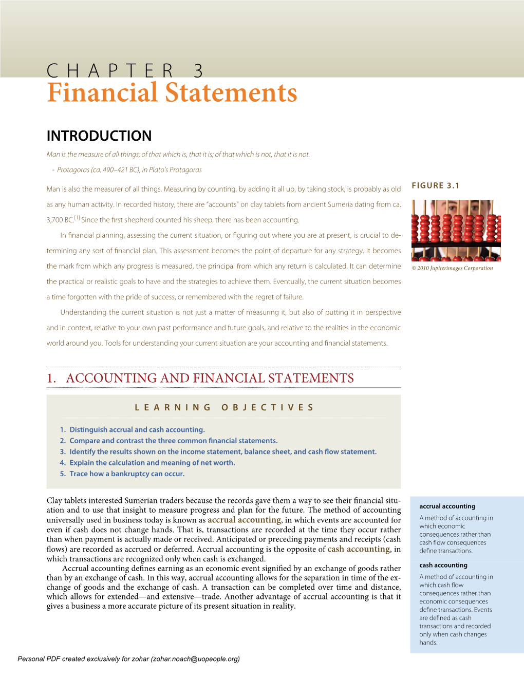 CHAPTER 3 Financial Statements