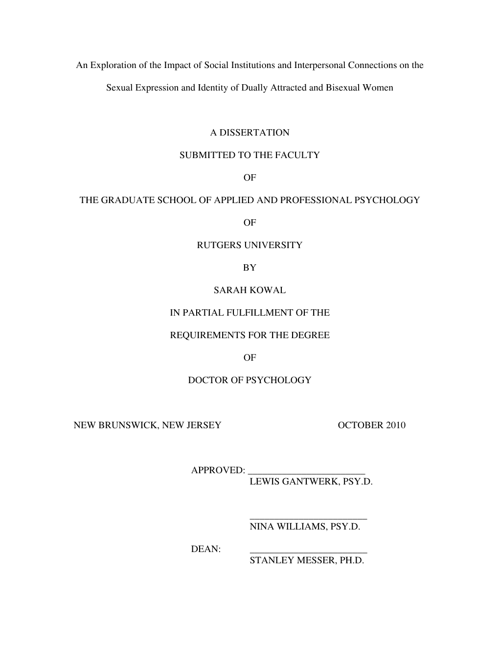 An Exploration of the Impact of Social Institutions and Interpersonal Connections on The