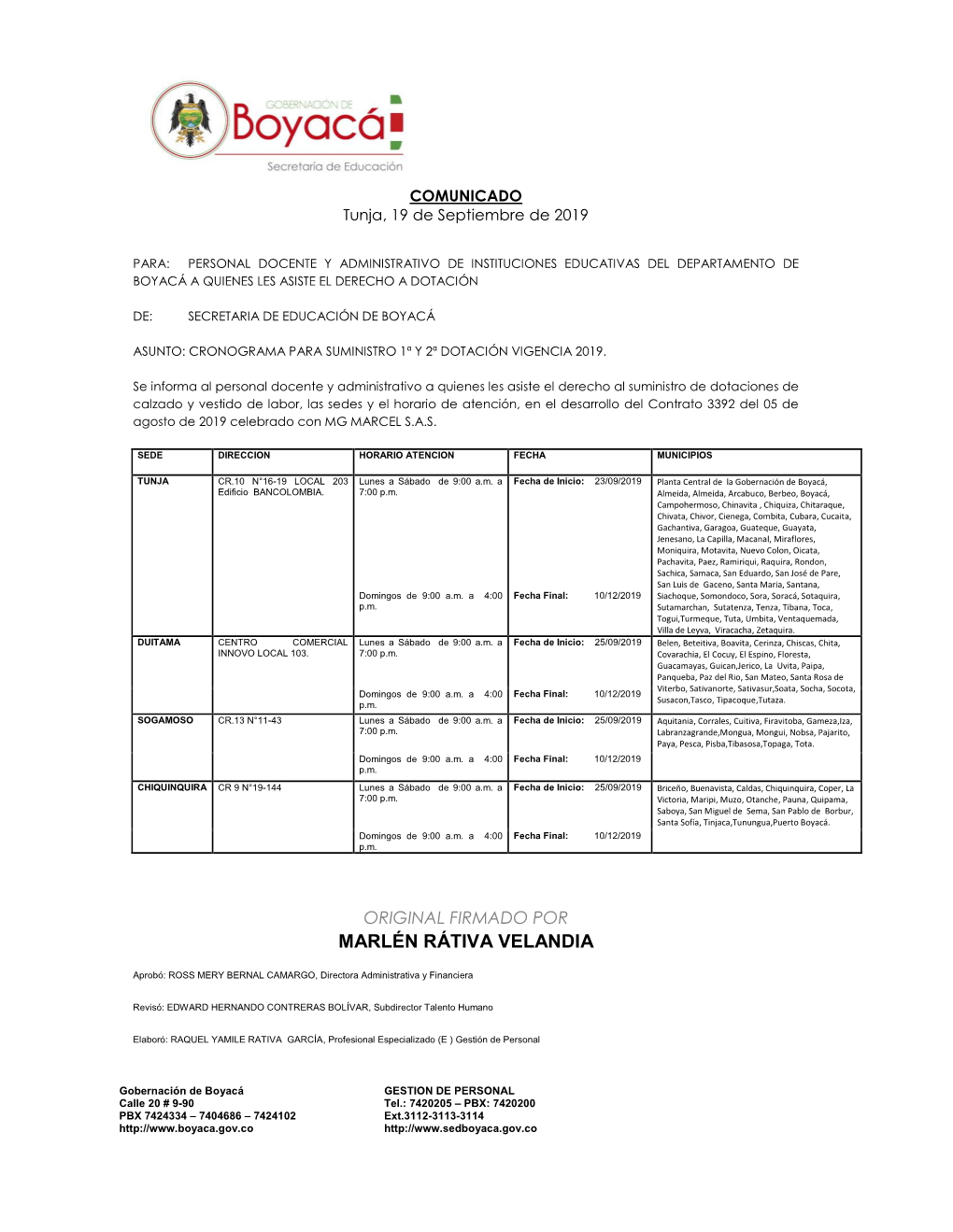 20190919-Comunicado-Del-19Sep2019-Dotaciones-2019.Pdf