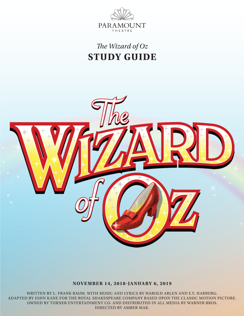 Wizard of Oz Study Guide