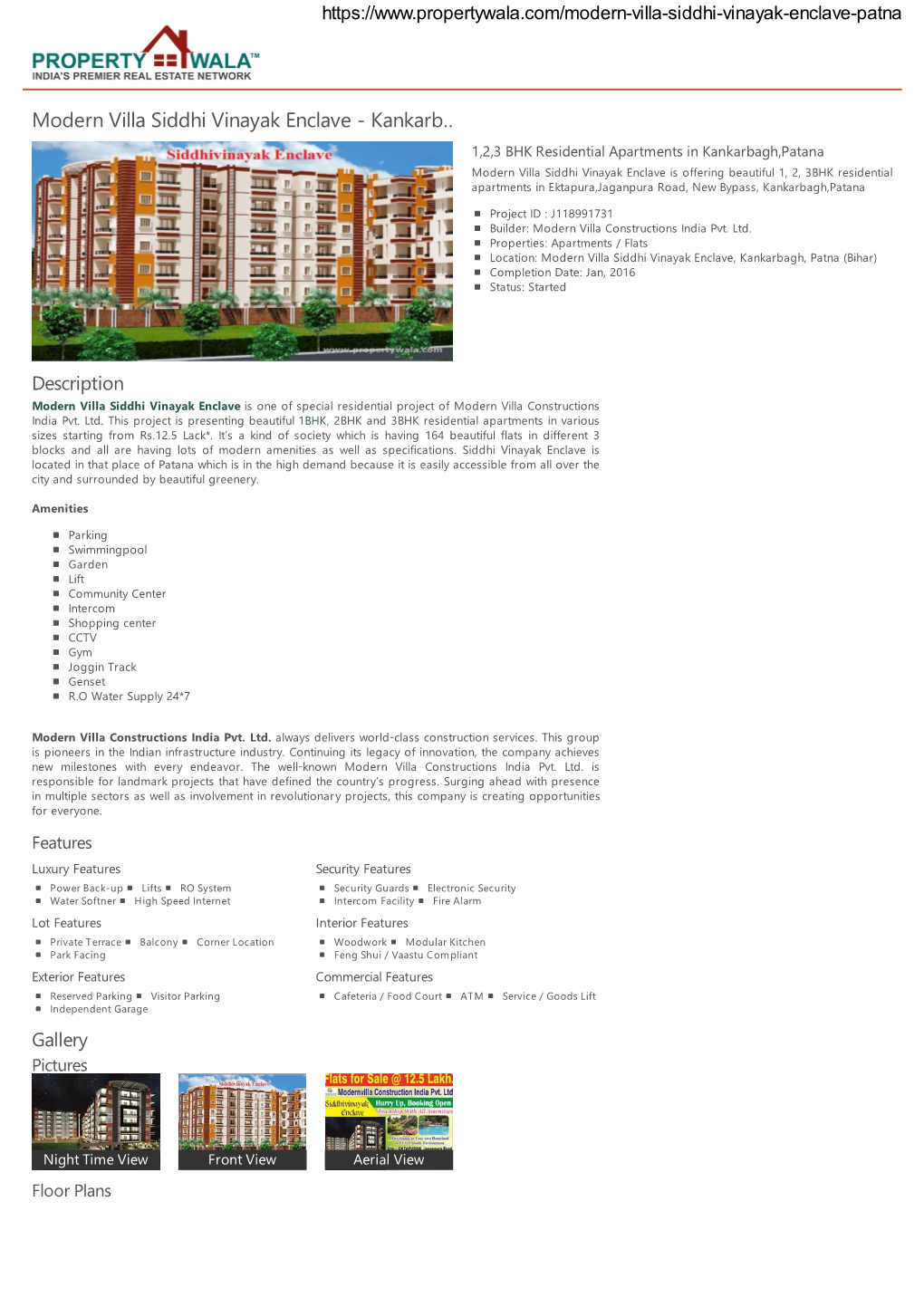 Modern Villa Siddhi Vinayak Enclave