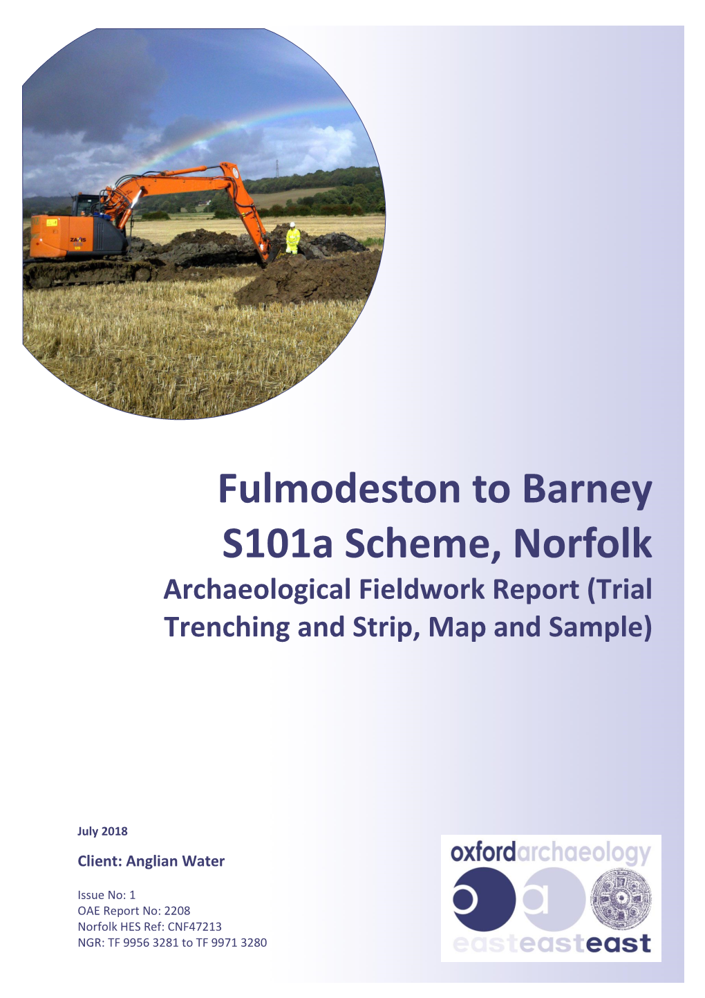 Fulmodeston to Barney S101a Scheme, Norfolk V