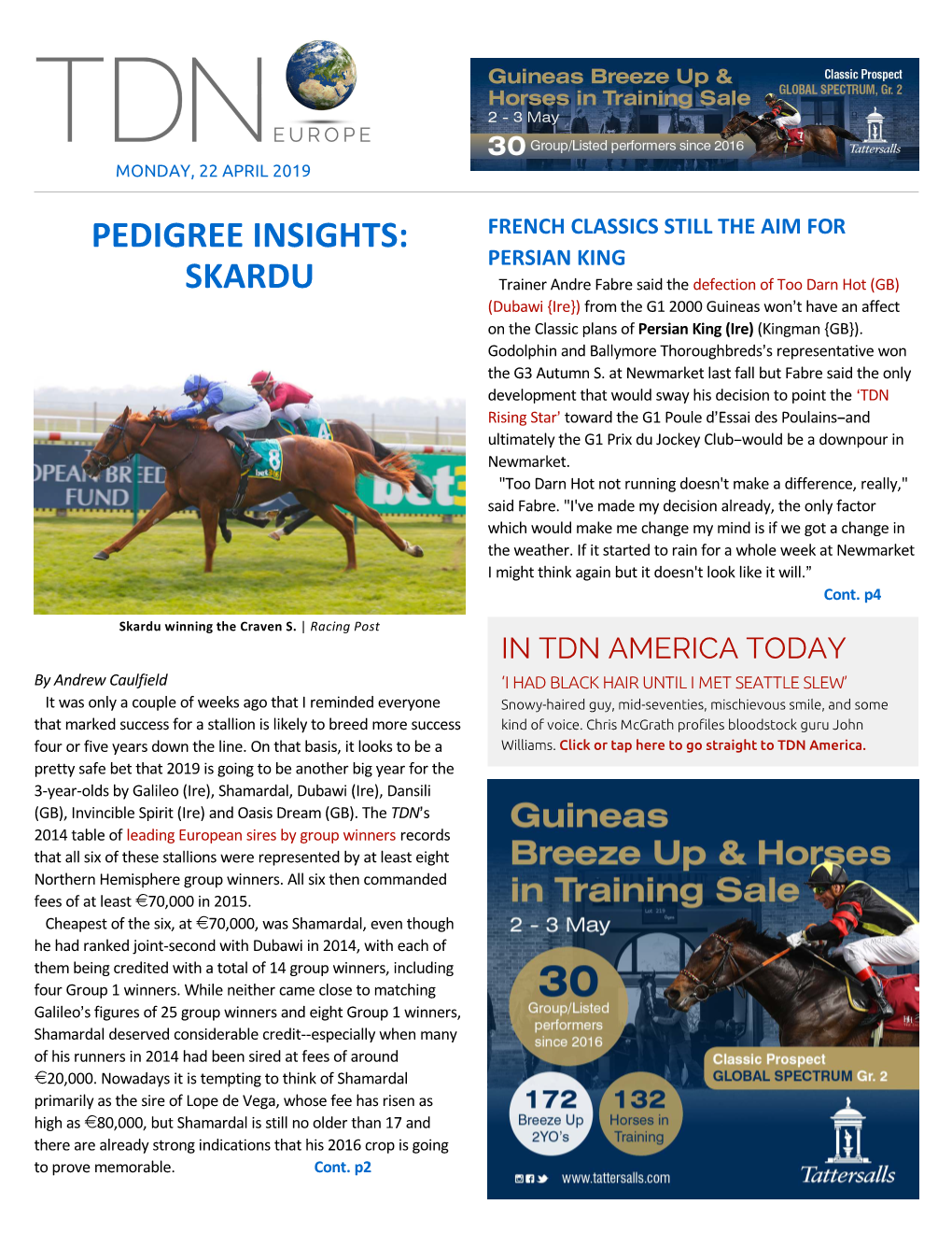 Pedigree Insights: Skardu Cont