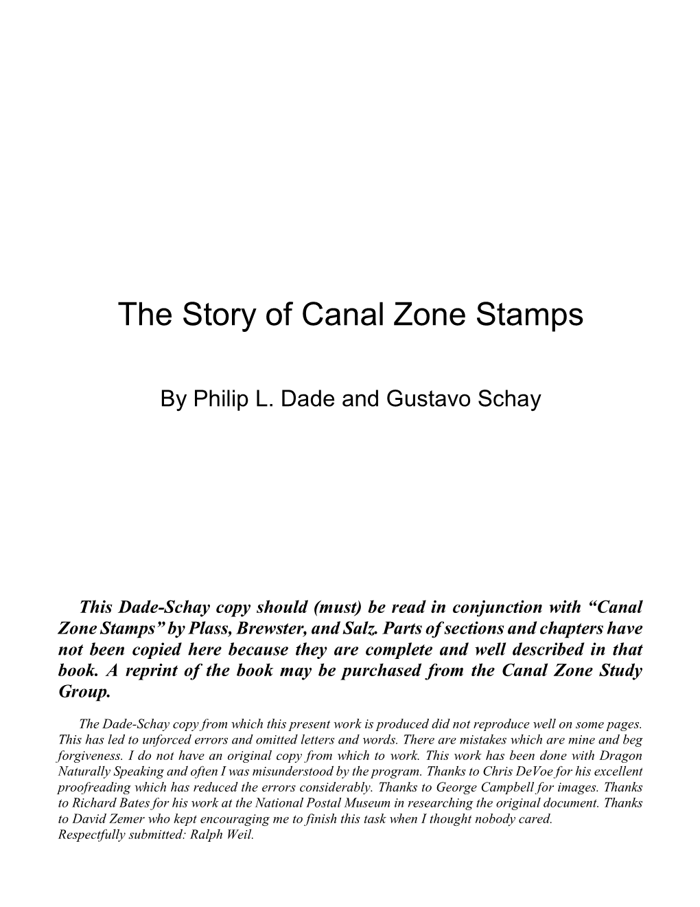 The Story of Canal Zone Stamps