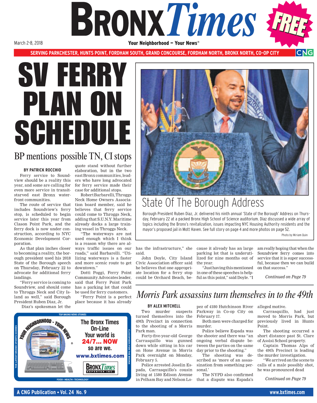 Bronx Times: March 2, 2018