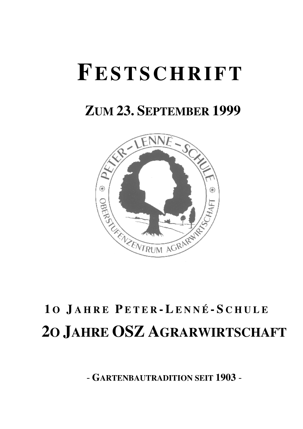 20 Jahre OSZ Agrarwirtschaft, 10 Jahre Peter