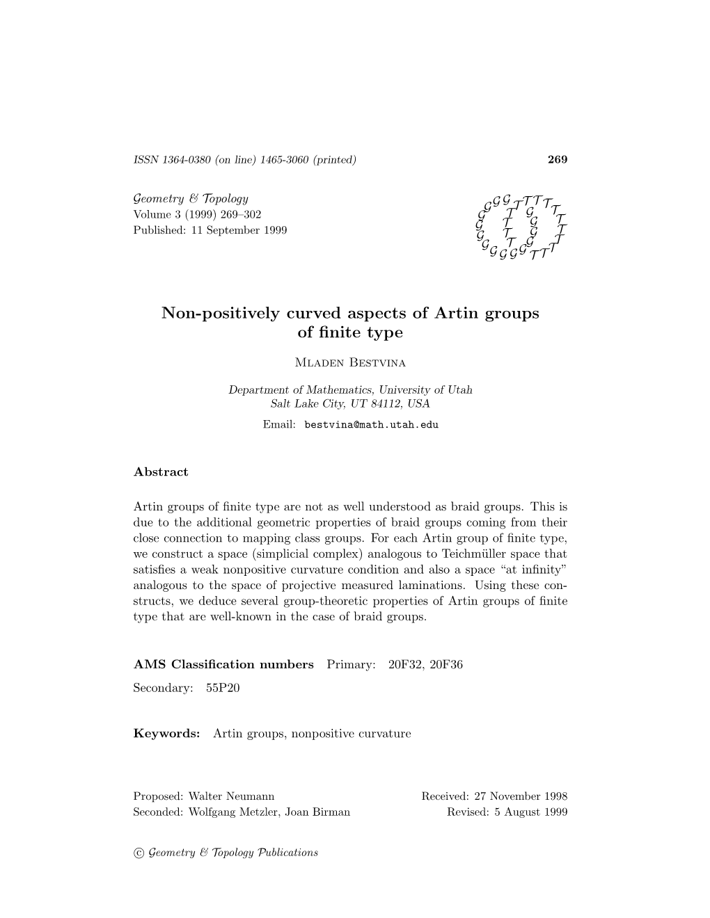 Non-Positively Curved Aspects of Artin Groups of Finite Type