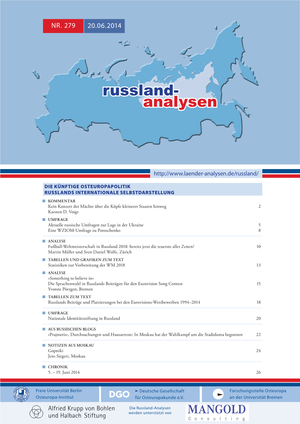 Russland- Analysen