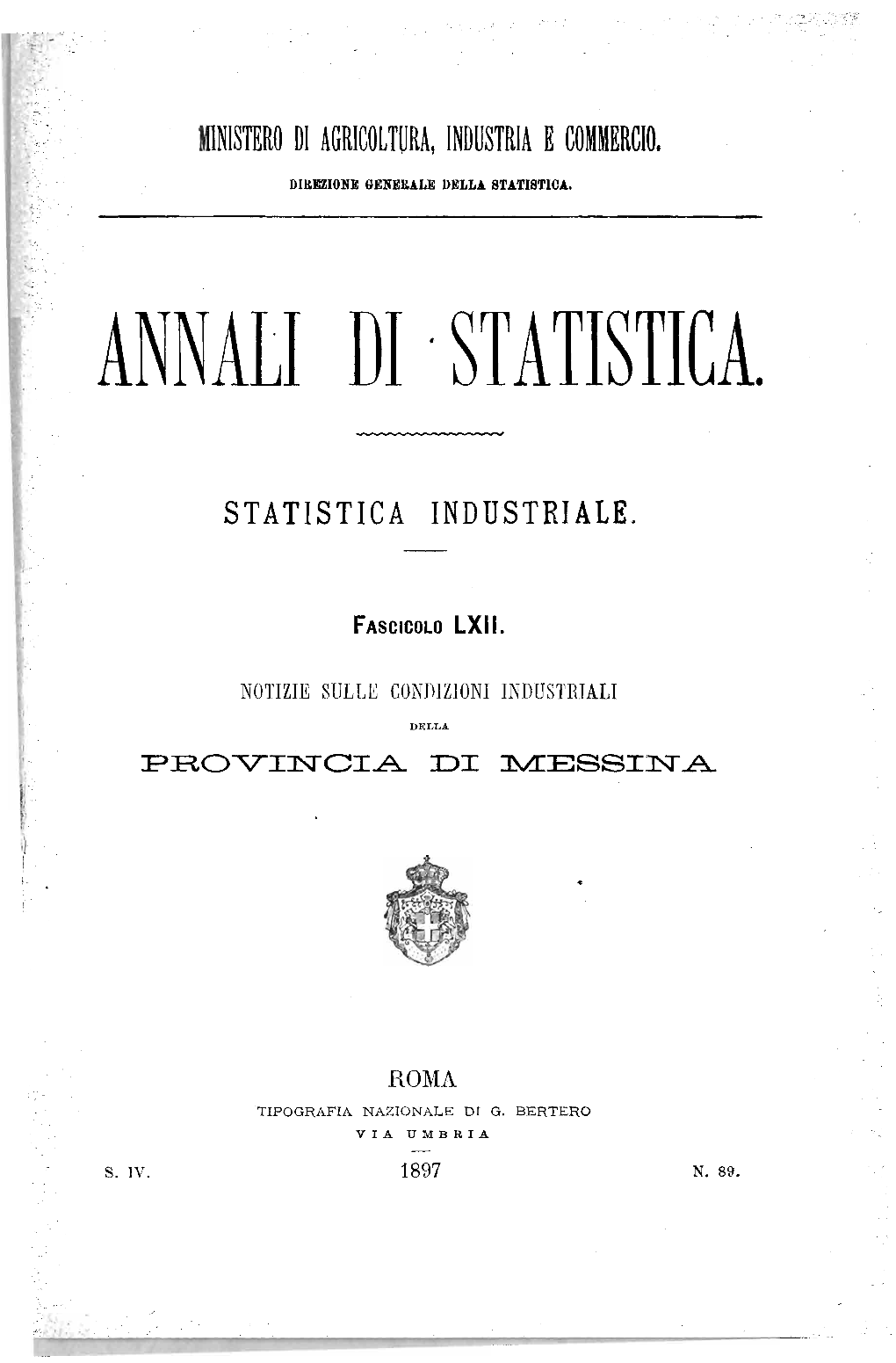 Annali Di' Statistica