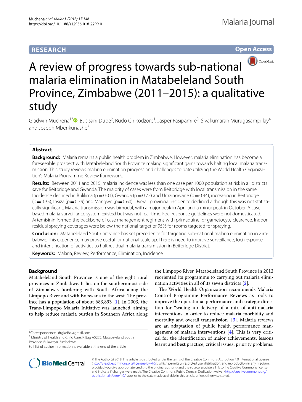 A Review of Progress Towards Sub-National Malaria Elimination In