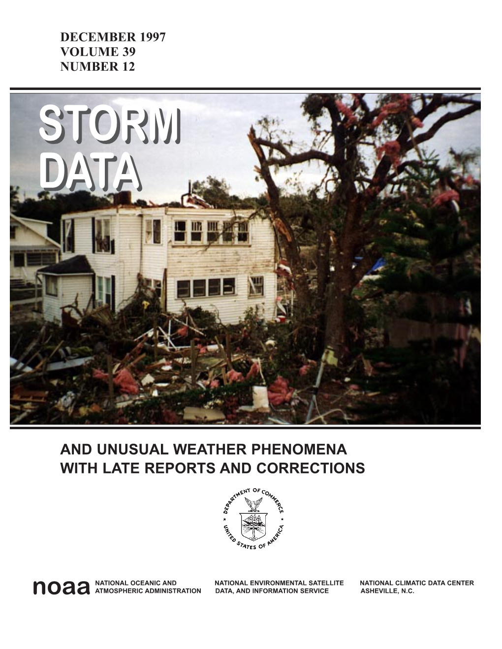 December 1997 Storm Data Publication
