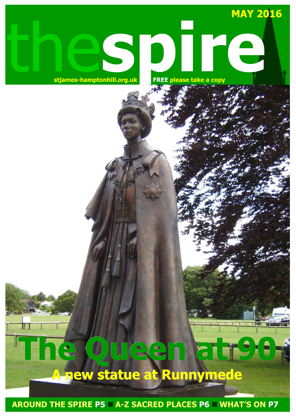 The Queen at 90 a New Statue at Runnymede