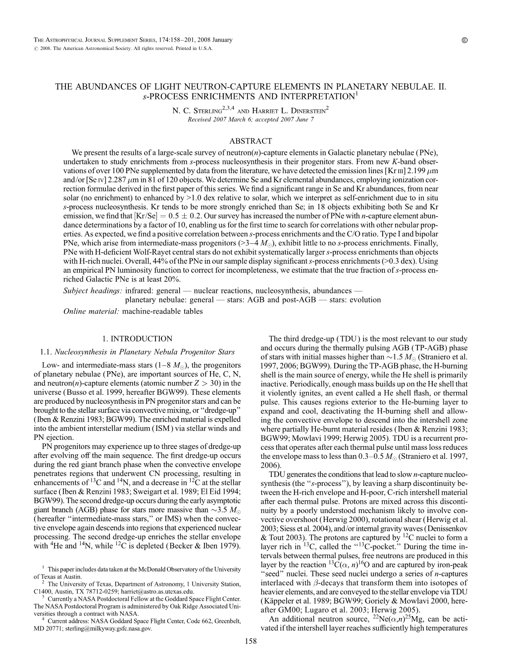 THE ABUNDANCES of LIGHT NEUTRON-CAPTURE ELEMENTS in PLANETARY NEBULAE. II. S-PROCESS ENRICHMENTS and INTERPRETATION1 N
