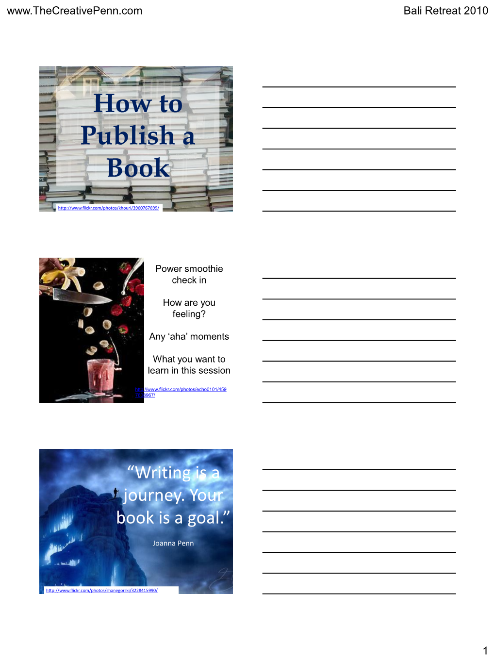 How to Publish a Book