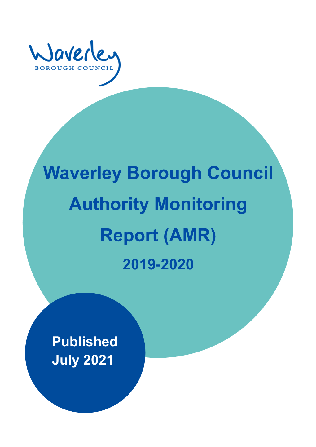 Waverley Borough Council Authority Monitoring Report (AMR) 2019-2020