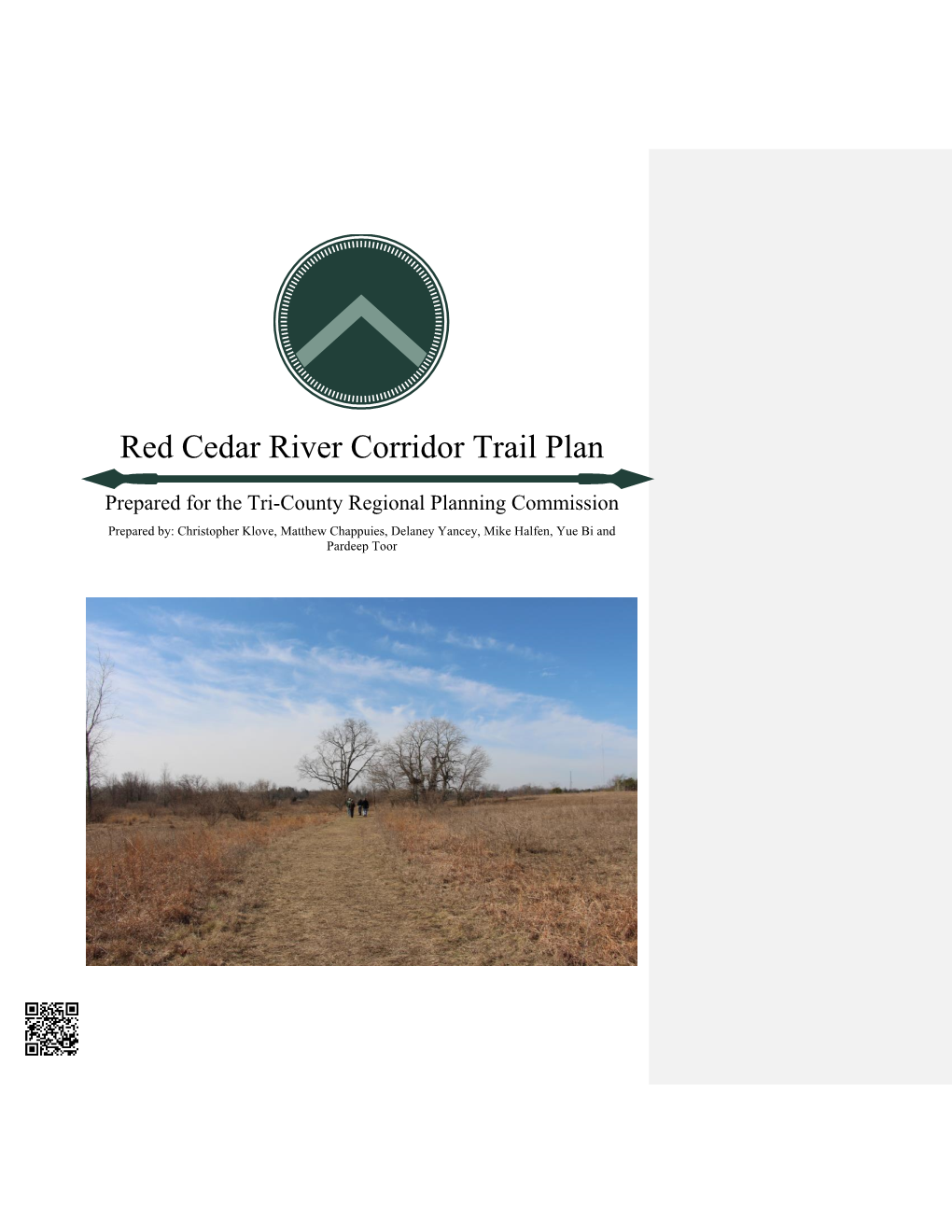 Red Cedar River Corridor Trail Plan