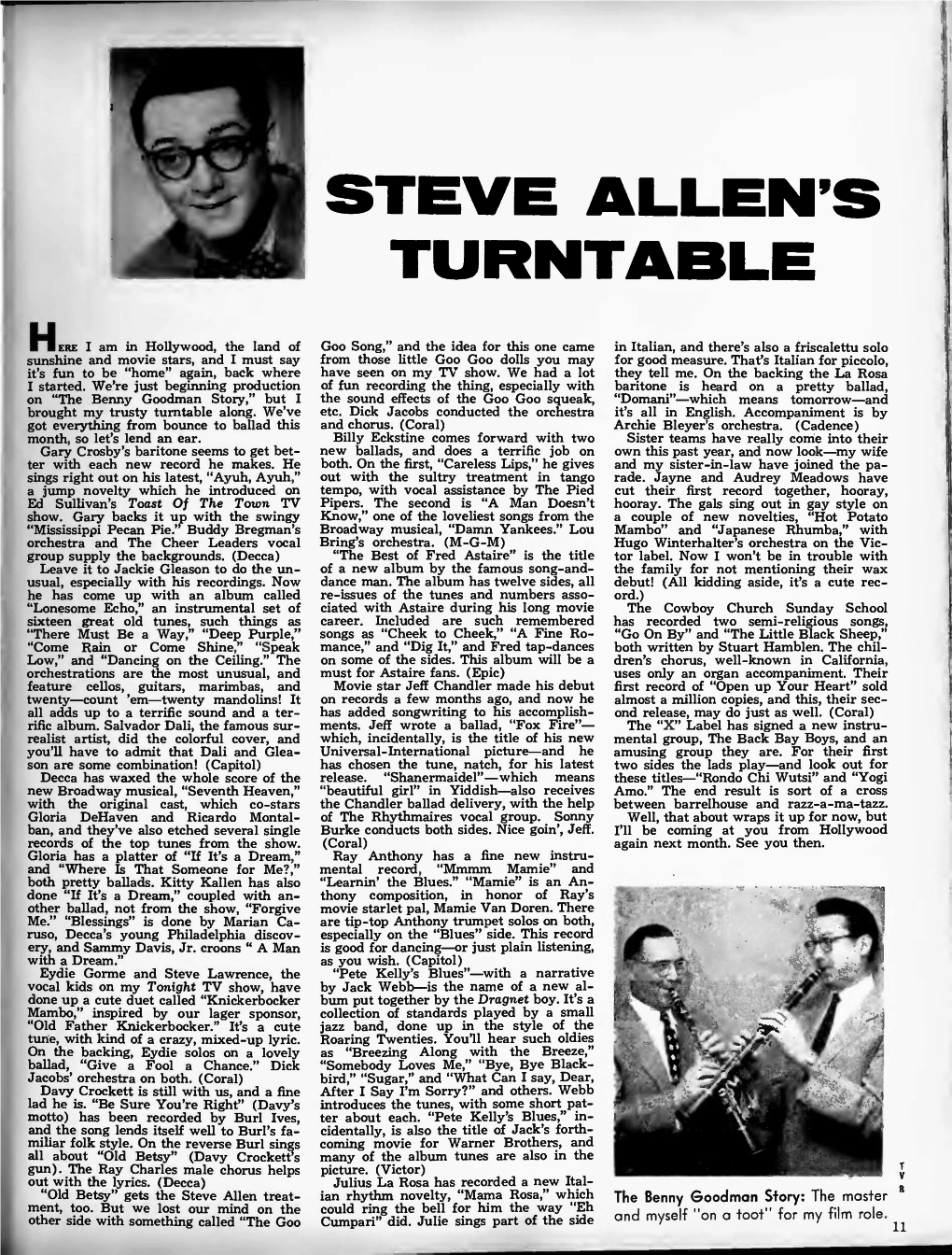 Steve Allen's Turntable