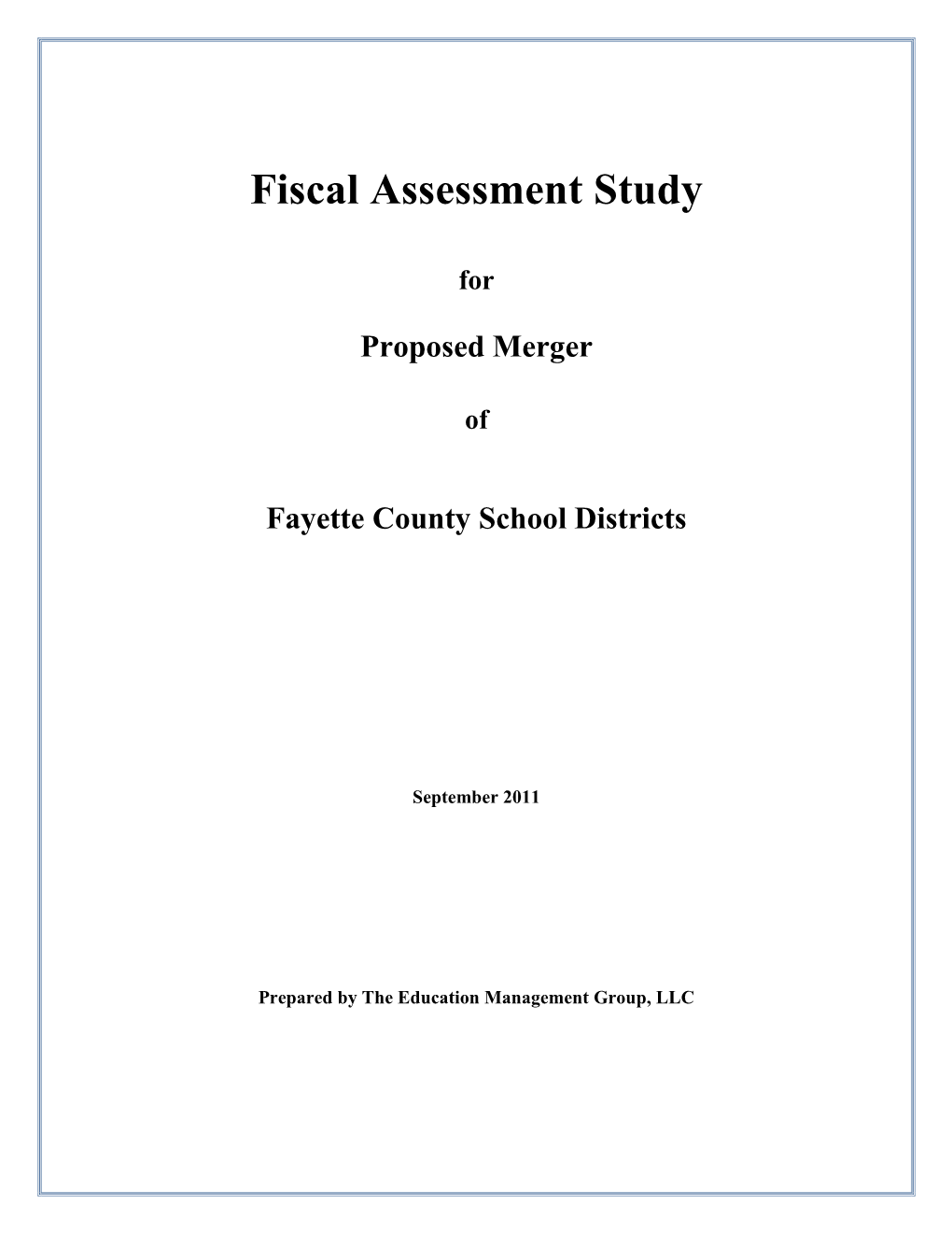 Fayette County Merger Study Final-10 19